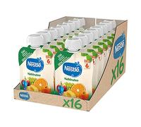 Nestlé Papillas Bolsita Puré Multifrutas, A Partir De Los 4 Meses, 90 G - Pack 16 bolsitas 90g