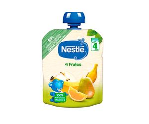 Nestlé Paquete 4 Frutas 4m+ 90g