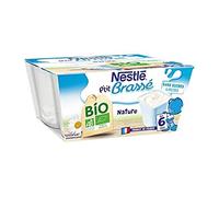 NESTLÉ P'tit Brewed Organic Nature - 4 x 90 g - A partir de 4/6 meses
