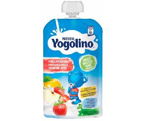 Nestlé Yogolino Bolsita Leche y Fruta Manzana y Fresa 100 gr