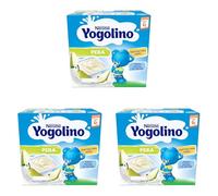 NESTLÉ YOGOLINO Postre Lácteo de Pera, a partir de 6 meses, 4x100g (Paquete de 3)