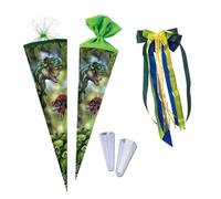 Nestler Coppenrath T-Rex World - Juego de bolsas de caramelo hechas a mano (70 cm, redonda)