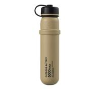 NESTOUT Portable Charger, 5000mAh Outdoor Battery Power Bank, 15W USB-C Fast Charging, Waterproof IP67, Durable Shockproof, Battery Pack for Phone Tablet Hiking Travel Camping (Beige, 5000mAh)