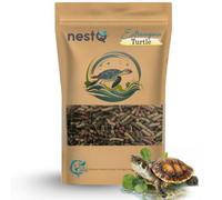 nestQ Comida para Tortugas de Agua Sticks Flotantes Calcio y Algas 100 g | galápagos, pescado, 12 x 3,6 mm, adultas