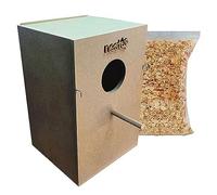 nestQ Nido Ninfas Carolinas Cacatúas MDF Vertical 30x21.5x20.5cm M