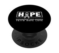 Net Cancer Shirt - Hope Net Conciencia del Tumor neuroendocrino PopSockets PopGrip Adhesivo
