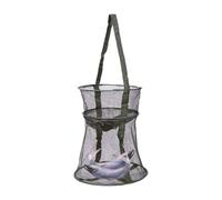 Net For Fishing - Foldable Anti-Escape Basket with Handle | Outdoor Fish Holder Landing Net, Fish Nets For Live Caught Shrimp Freshwater Saltwater Sea Lake River Men Women Beginner