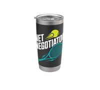 Net Negotiator - Pelota de raqueta de tenis Vaso térmico de acero inoxidable de doble pared