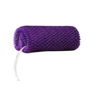 Net Sponges Authentic Exfoliating Bath Sponge Scrub Deep Cleaning For Smoothing Arm Foot Back Neck Leg Body Skin(Purple)