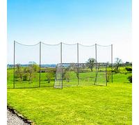 Net World Sports Stop That Ball™ - Red para Detener Balones con Postes Fijos (6m)