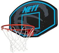 NET1 Vertical 76 X 50 Cm Backboard & Goal Sistema de Baloncesto, Unisex, Azul, Estándar