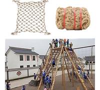 Neta de Carga de Escalada para Treehouse & Playground Safety - Redes Deportivas de poliéster sin Nudos, 7x7ft / 2x2m - Redes duraderas de barandilla de Aventura al Aire Libre y Seguridad de la
