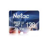 Netac 128 GB Tarjeta Micro SD MicroSDXC, Tarjeta MicroSDXC, A1, U3, C10, V30, UHS-I, hasta 100 MB/s de Lectura para Teléfono, Videocámara, Nintendo Switch, Teléfono Inteligente, Tableta