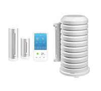 Netatmo Estación Meteorológica Inalámbrica Interior Exterior Con Wifi, Compatible Con Amazon Alexa Y Apple Homekit, Nws01-Ec + Tfa 98.1114.02 Protectora Para Transmisor Al Aire Libre