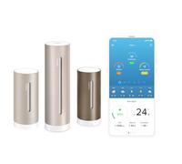 Netatmo Estación Meteorológica ORIGINAL 2ª gen | Interior y Exterior + Módulo Adicional -Temperatura, Humedad, Calidad aire, UV, Pólenes, Previsiones | Compatible Apple, Alexa, Google