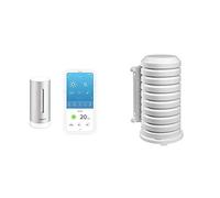 Netatmo Módulo Adicional para la Estación Meteorológica Netatmo, NIM01-WW + TFA 98.1114.02 - Protectora para transmisor al aire libre