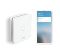 Netatmo NCO-FR - Detector de monóxido de Carbono, Inteligente, con WiFi, 10 años de batería, Alarma de 85 dB, Pruebas automatizadas, sin Caja domótica, con certificación EN 50291 y NF