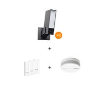 Netatmo Presence Black con Sirena + DTG PRO y Sensor de Humo Inteligente Gratis