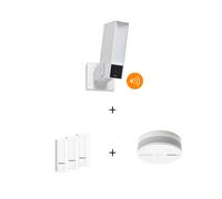 Netatmo Presence Blanco con Sirena + DTG PRO y Sensor de Humo Inteligente Gratis