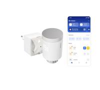 Netatmo Válvula Termostática WiFi Inteligente Original para Radiadores de Agua Caliente y Calefacción Colectiva, Adaptadores Incluidos, Calefacción por Estancias, Alexa, Apple y Google,Matter, NVO-P
