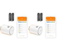 Netatmo Valvulas Termostaticas WiFi Inteligente, Control Remoto, Ahorro de Energía, Módulo Adicional para el Termostato Intelligente y para el Paquete para Calefacción Colectiva, Nav -AMZ