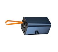 Netbiio Kit de carcasa PowerBank de 20000 mAh, cable integrado, PD22.5W, pantalla LCD, pantalla LED