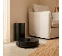 NETBOT LS80 - Robot Aspirador Inteligente 8000 Pa Con Función Friegasuelos Y Base De Auto Vaciado Opcional Negro