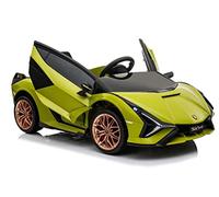 NETCENTRET Azeno 6950680 - Coche eléctrico con Licencia Lamborghini Sian, Color Verde