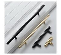 NETFEN Manija del Gabinete, 1 UNIDS 50-500 Mm Negro Dorado Cepillado Acero Inoxidable Gabinete De Cocina Muebles Muebles Tirador Hardware Tirador Manija De La Barra (Color : Black, Size : 500MM)