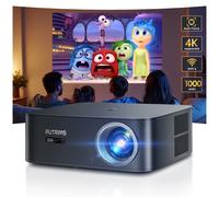 Netfix Oficial & Auto Keystone/Focus Proyector, 30000 Lúmenes Proyector WiFi6 Bluetooth FHD 1080P Nativo ,Android TV 12.0,1000 ANSI Proyector , Proyector Exterior Cine en Casa con Netflix 7000+ Apps A