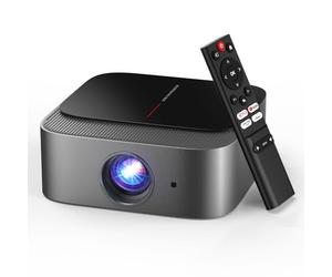 [Netflix-Official 2025 | Más de 386 aplicaciones integradas] Proyector inteligente DBPOWER E2 con WiFi y Bluetooth, Mini proyector 4K compatible con Netflix, Youtube, Disney+, Hulu, Max, Crunchyroll