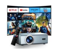 [Netflix Official & Dolby Audio] Proyector Inteligente con WiFi6 y Bluetooth5.3, Enfoque eléctrico y proyector Keystone 4K, proyectores de película 22000L, proyector Nativo OWNKNEW 1080P Aplicaciones