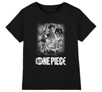 Netflix One Piece Poster Kids T Shirt Camiseta, Negro, 7-8 años para Niños