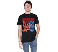 Netflix Stranger Things Hawkins Creel House Poster Camiseta Unisex, Negro, S
