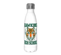 Netflix Stranger Things Hawkins High School - Botella de acero inoxidable de 17 onzas