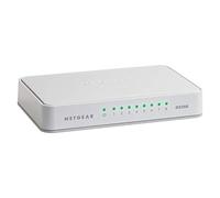NETGEAR Conmutador no administrado Gigabit Ethernet de 8 Puertos, Escritorio, Divisor de Internet, sin Ventilador, Plug and Play (GS208)