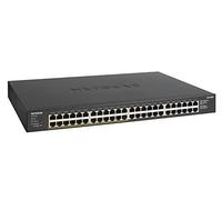 NETGEAR Conmutador PoE+ no administrado Gigabit Ethernet de 48 Puertos (GS348PP), con 24 PoE+ @ 380 W, Montaje en Escritorio o Rack