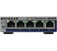 NETGEAR GS105E-200PES switch Gestionado L2/L3 Gigabit Ethernet (10/100/1000) Gris