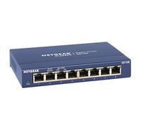 NETGEAR - GS108GE switch No administrado Gigabit Ethernet (10/100/1000) Azul