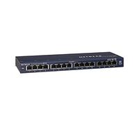 NETGEAR GS116GE - Switch Gigabit Ethernet no gestionado de 16 Puertos ProSAFE - Montaje de sobremesa