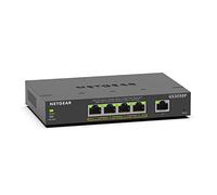 NETGEAR Interruptor PoE Smart Managed Plus Gigabit Ethernet de 5 Puertos (GS305EP) - con 4 PoE+ @ 63 W, Montaje en Escritorio/Pared