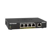 Netgear GS305P-100UKS - Switch de red (5 puertos, PoE, Gigabit, Ethernet, no gestionable) [modelo UK]