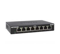 NETGEAR GS308-300PES switch No administrado L2 Gigabit Ethernet (10/100/1000) Negro