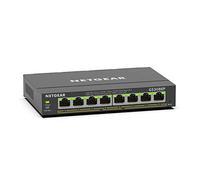 NETGEAR GS308EP Gestito L2/L3 Gigabit Ethernet [10/100/1000] Supporto Power over Ethernet [PoE] Nero (8PT GE PLUS SWCH W/ POE+ - )
