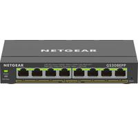 GS308EPP Gestionado L2/L3 Gigabit Ethernet (10/100/1000) Energía sobre Ethernet (PoE) Negro, Interruptor/Conmutador negro, Gestionado, L2/L3, Gigabit Ethernet (10/100/1000), Bidireccional completo (Full duplex), Energía sobre Ethernet (PoE)