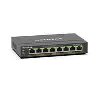 NETGEAR GS308EPP Gestito L2/L3 Gigabit Ethernet [10/100/1000] Supporto Power over Ethernet [PoE] Nero (8PT GE PLUS SWCH W/ HI-PWR POE+ - )