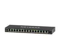 NETGEAR GS316EP-100PES switch Gestionado Gigabit Ethernet (10/100/1000) Energía sobre Ethernet (PoE) Negro