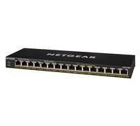 NETGEAR Switch PoE Gigabit Ethernet Switch de Red no gestionado de 16 Puertos GS316P - con 16x PoE+ Consumo 115W, Montaje en sobremesa o Pared