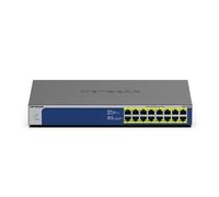 NETGEAR GS516PP No administrado Gigabit Ethernet (10/100/1000) Energía sobre Ethernet (PoE) Azul, Gris