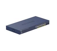 Netgear GS716TP - Switch de Red conmutador Gigabit Ethernet PoE+ Smart Managed Pro de 16 Puertos gestionable con 2 Puertos SFP de 180 W y gestión en la Nube Insight